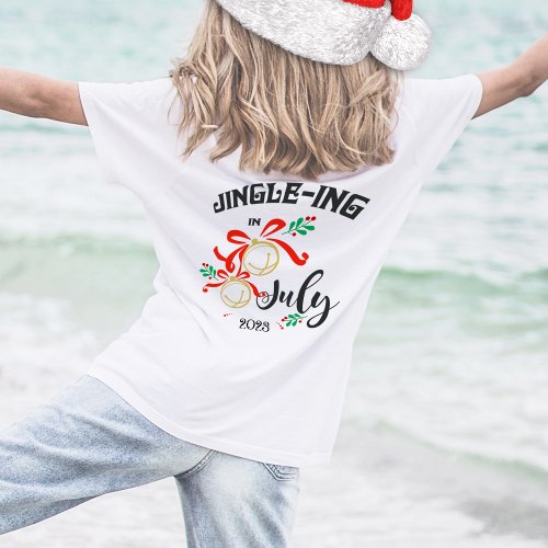 Christmas in July Jingle_ing in July Jingle Bells  T_Shirt