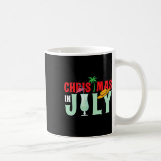 Christmas In July Merry Christmas Summer Funny San Coffee Mug