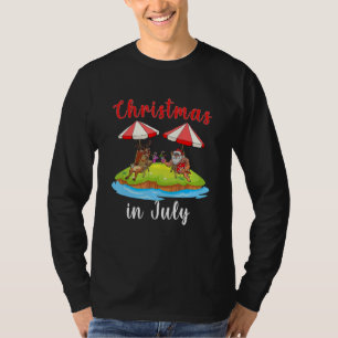 Christmas In July Mid Year Report T-Shirt