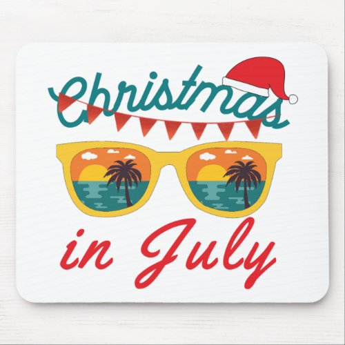 Christmas In July Mouse Pad