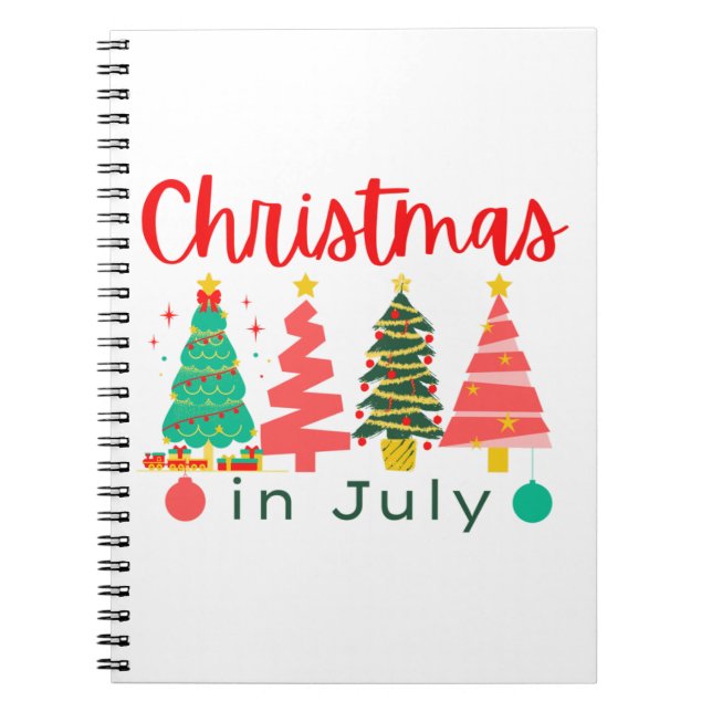 christmas in july notebook (Front)