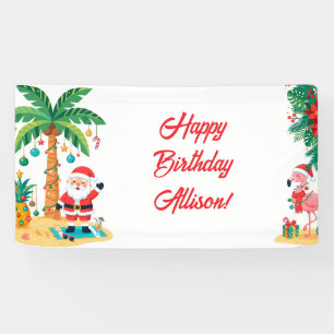 Christmas in July Party Banner
