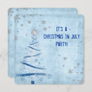 Christmas In July Party Invitation