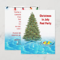 Christmas In July Pool Party