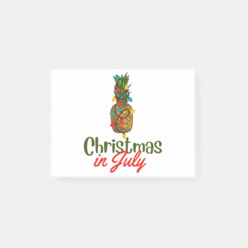 Christmas In July Post_it Notes