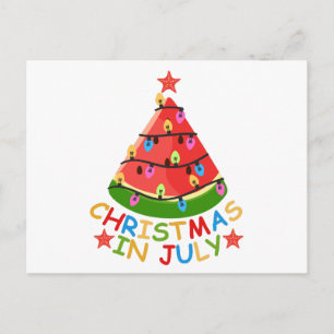 CHRISTMAS IN JULY POSTCARD