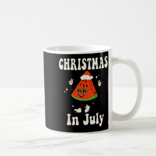 Christmas In July Retro Watermelon Kids Boys Toddl Coffee Mug