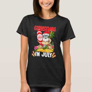 Christmas In July Santa Claus Beach Summer 1 T-Shirt