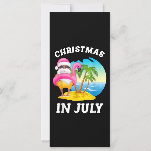 Christmas In July Santa Flamingo Pool Summer