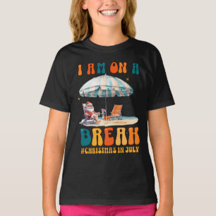 Christmas In July Shirt   Funny Santa Summer Beach