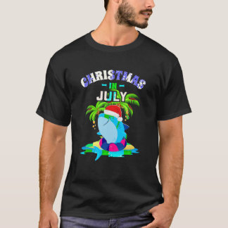 Christmas in July Shirt Summer Beach Vacation Sant