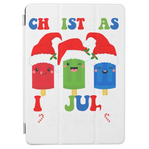 Christmas In July Squad Funny christma summer Men  iPad Air Cover