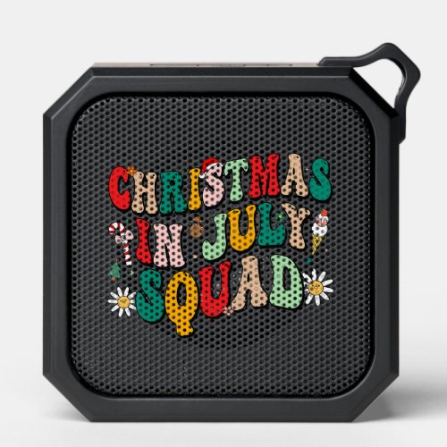 Christmas In July Squad Funny Summer Xmas T_Shirt Bluetooth Speaker