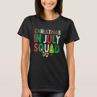 Christmas in July Squad Funny Xmas Men Women Kids T-Shirt