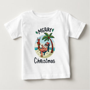 Christmas in July Square Sticker Postcard Baby T-Shirt