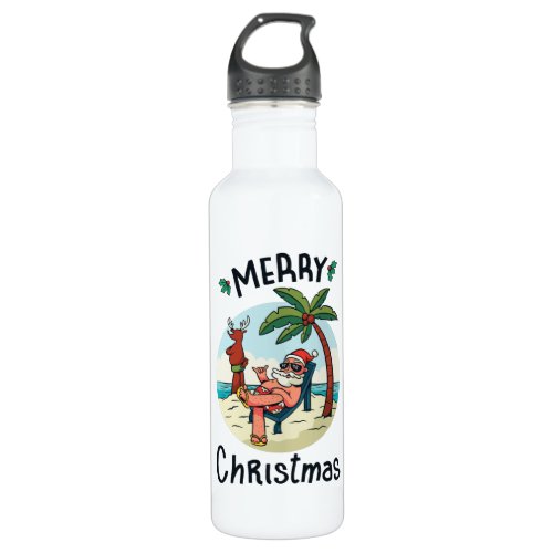 Christmas in July Stainless Steel Water Bottle