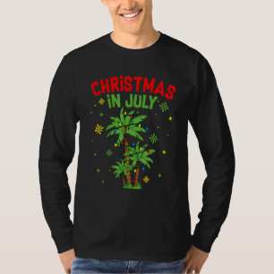 Christmas in July  Summer Beach Vacation Xmas T-Shirt