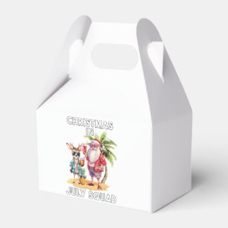 Christmas in July Summer Beach Vacation Xmas Ugly Favor Boxes