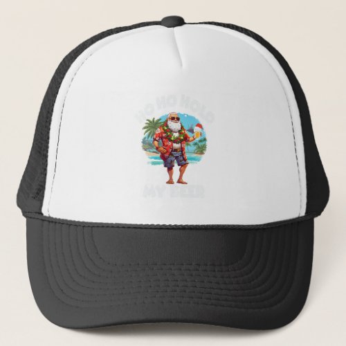 Christmas in July Summer Beach Vacation Xmas Ugly  Trucker Hat