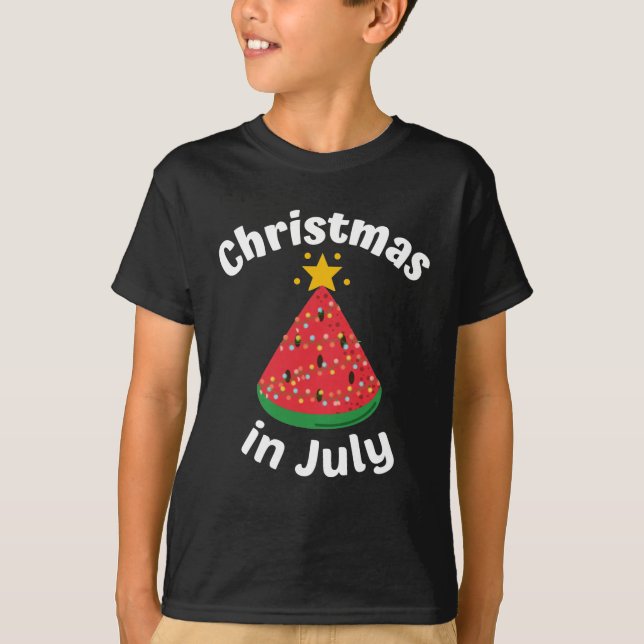 CHRISTMAS IN JULY T-Shirt (Front)