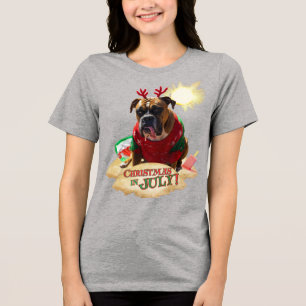 Christmas in July! Tri-Blend Shirt