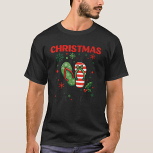 Christmas in July Tropical Holiday Palms Beach Sho T-Shirt