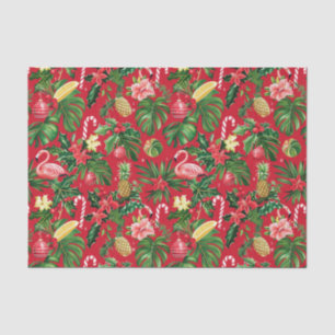 Christmas in July Tropical Pattern Tissue Paper