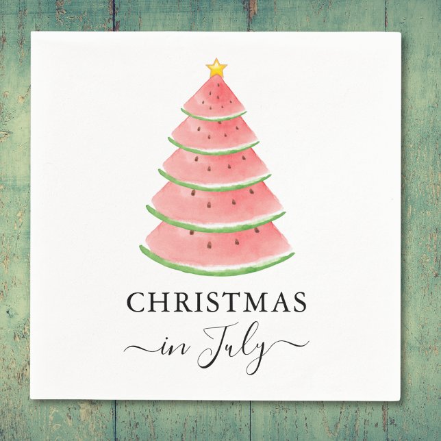 Christmas in July Watermelon Napkins (Creator Uploaded)