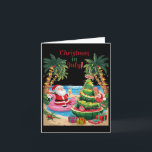 Christmas In July Watermelon Xmas Tree Santa Beach Card<br><div class="desc">Christmas In July Watermelon Xmas Tree Santa Beach Summer 1</div>