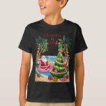 Christmas In July Watermelon Xmas Tree Santa Beach T-Shirt<br><div class="desc">Christmas In July Watermelon Xmas Tree Santa Beach Summer 1</div>