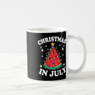 Christmas In July Watermelon Xmas Tree Summer Men Coffee Mug