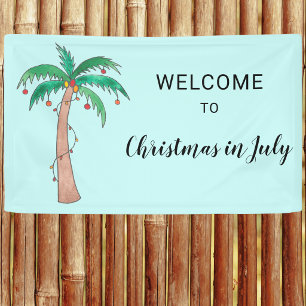 Christmas In July Welcome Banner