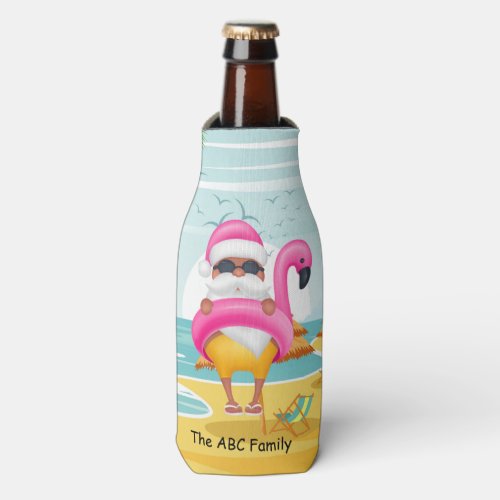 Christmas in July with SANTA CLAUS   Bottle Cooler