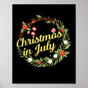 Christmas In July Wreath Door Decoration Xmas Tree