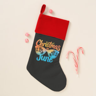 Christmas In June Sunglasses Funny Summer Vacation Stocking