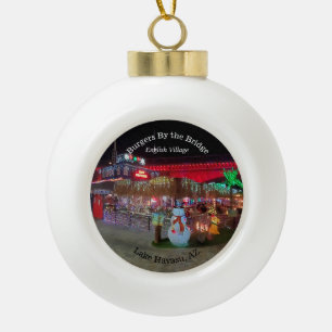 Christmas in Lake Havasu Ceramic Ball Christmas Ornament