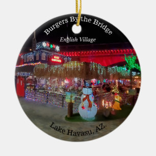 Christmas in Lake Havasu Ceramic Ornament