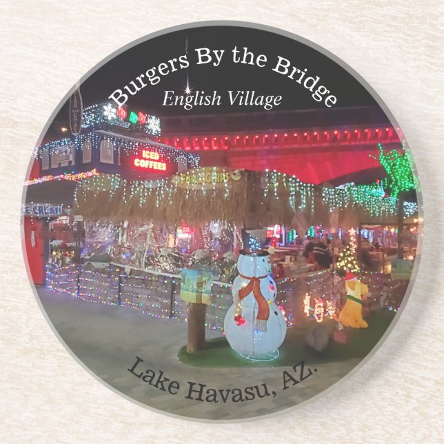 Christmas in Lake Havasu  Coaster (Front)