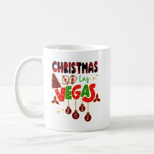 Christmas in Las Vegas Group Matching Typographic Coffee Mug