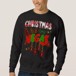 Christmas in Las Vegas Group Matching Typographic Sweatshirt