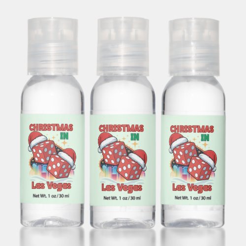 Christmas in Las Vegas Holiday Vibes Hand Sanitizer