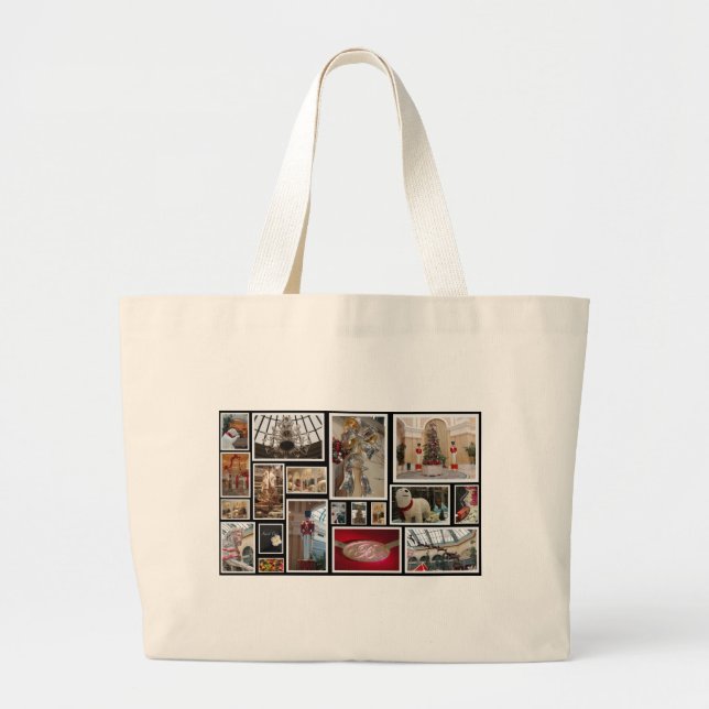 Christmas in Las Vegas Large Tote Bag (Front)