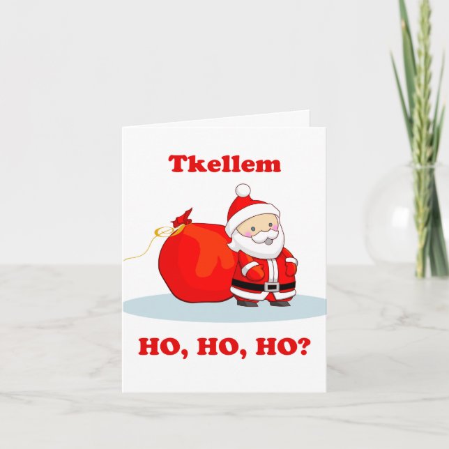Christmas in Maltese, Do You Speak Ho, Ho, Ho? Card (Front)