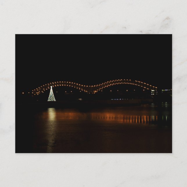 Christmas in Memphis Holiday Postcard (Front)