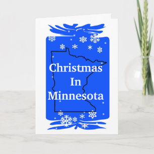 Christmas in Minnesota Christmas Card Customize!