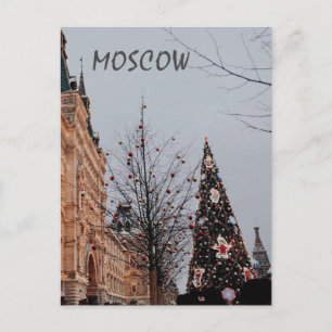Christmas in Moscow Postcard