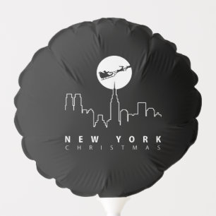 Christmas in New York City Balloon