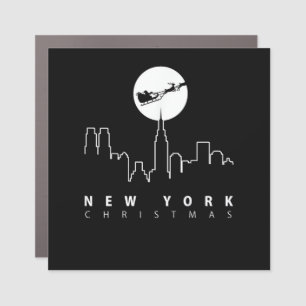 Christmas in New York City Car Magnet