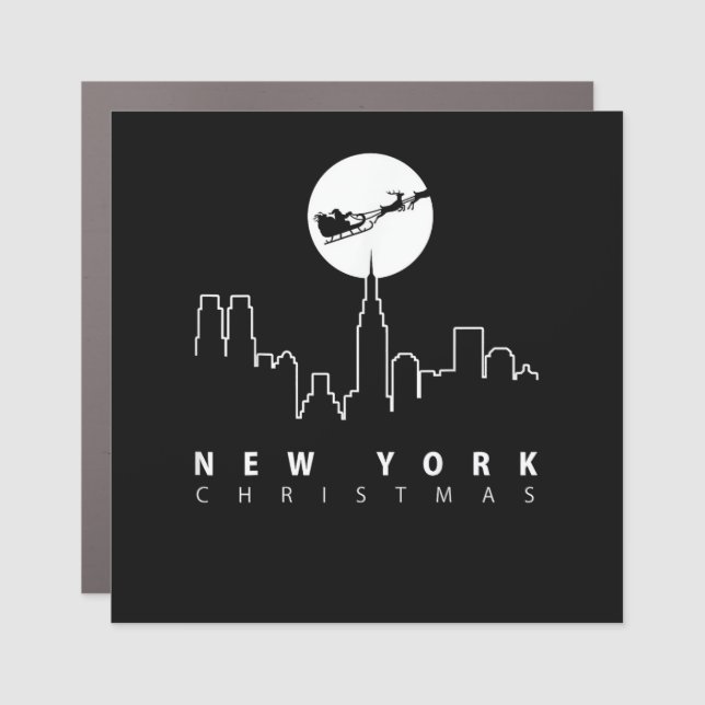 Christmas in New York City Car Magnet (Front)