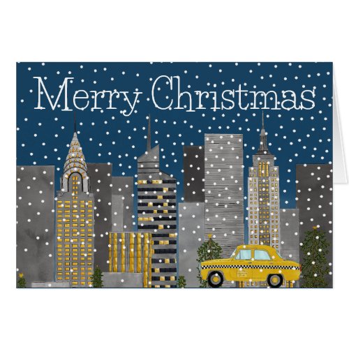 Christmas in New York City Customizable 